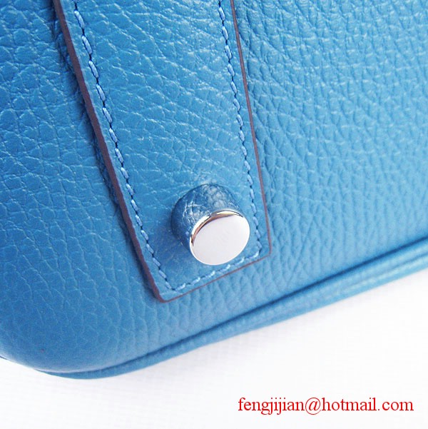 Hermes Birkin 40cm Togo Bag Blue 6099